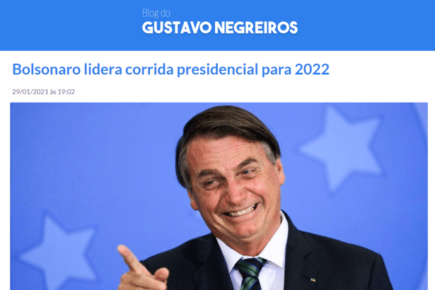 Blog do Gustavo Negreiros divulga pesquisa nacional realizado pela Paraná Pesquisas