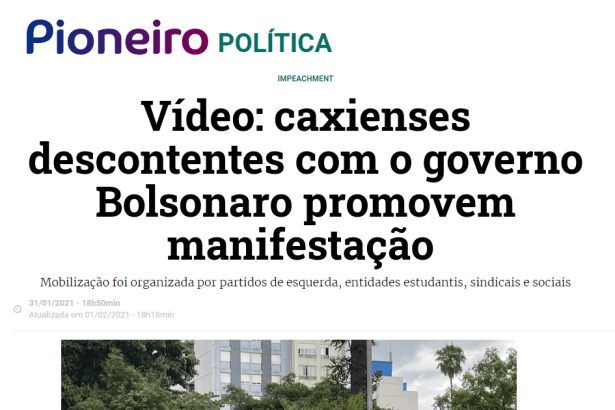 Pioneiro - Política divulga pesquisa nacional realizado pela Paraná Pesquisas