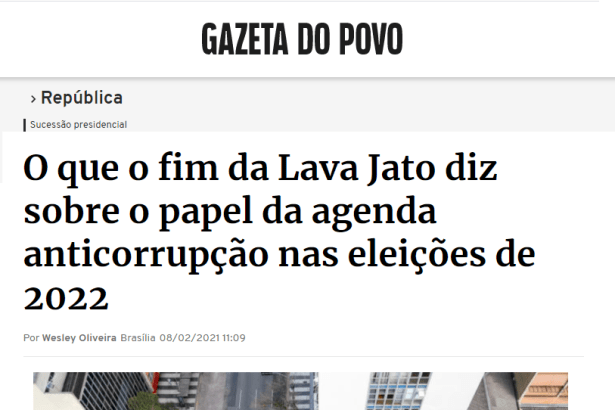 Gazeta do Povo divulga entrevista realizado com o Diretor do Instituto Paraná Pesquisas