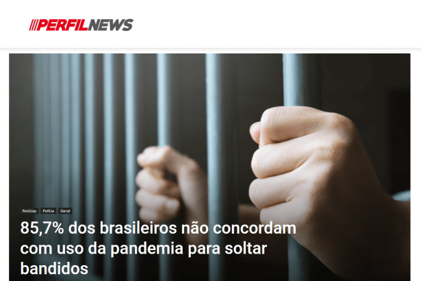 Perfil News divulga pesquisa nacional realizado pela Paraná Pesquisas