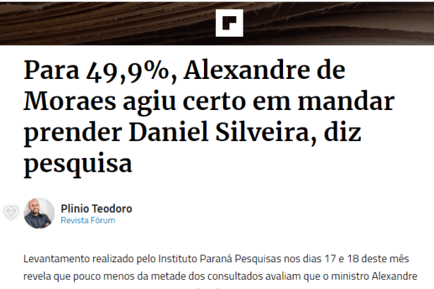 QOSHE divulga pesquisa nacional realizado pela Paraná Pesquisas