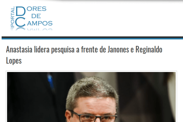 Portal Dores de Campos divulga pesquisa realizado pela Paraná Pesquisas