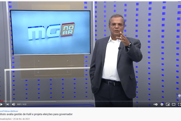 Record TV Minas divulga pesquisa realizado pela Paraná Pesquisas