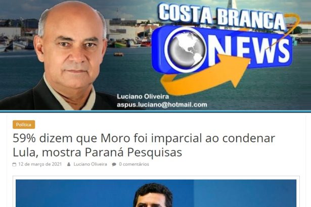 Costa Branca News divulga pesquisa realizado pela Paraná Pesquisas