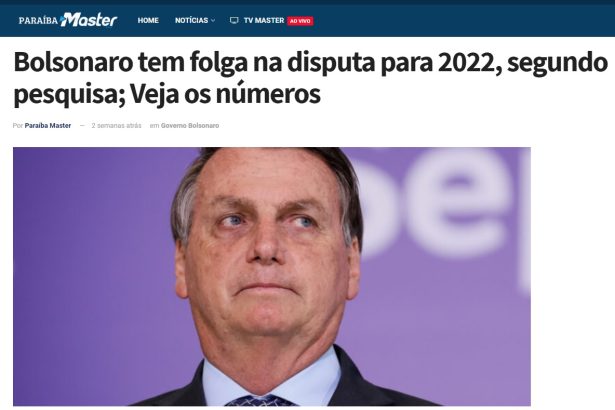 Paraíba Master divulga pesquisa realizado pela Paraná Pesquisas