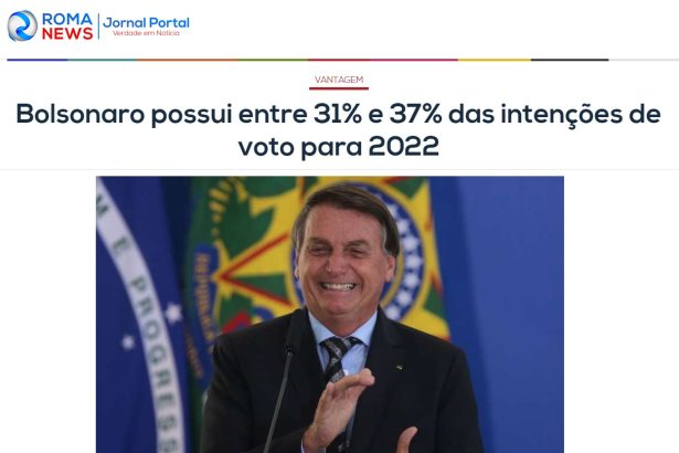 Roma News divulga pesquisa realizado pela Paraná Pesquisas
