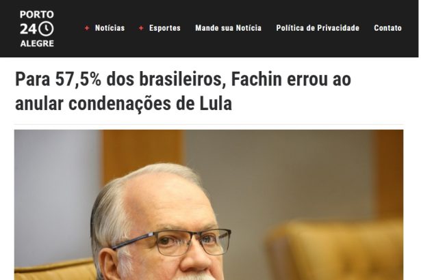 Porto Alegre 24 Horas divulga pesquisa realizado pela Paraná Pesquisas