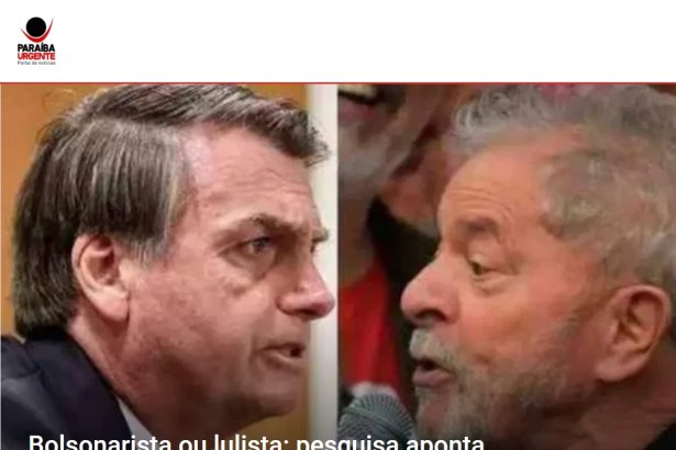 Paraíba Urgente divulga pesquisa realizado pela Paraná Pesquisas