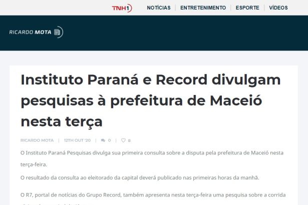 Blog TNH1 - Ricardo Mota