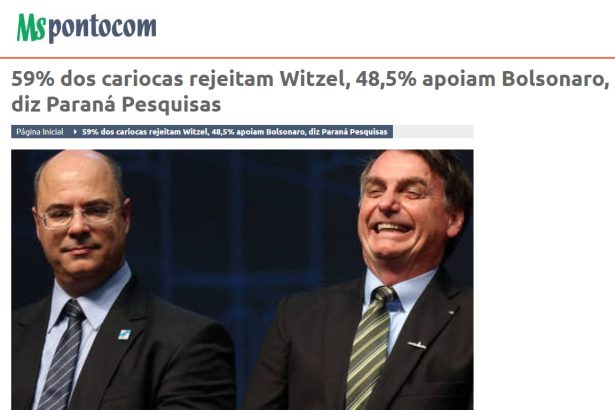 MSPontocom divulga pesquisa realizado pela Paraná Pesquisas