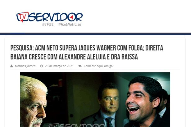 TV Servidor divulga pesquisa realizado pela Paraná Pesquisas