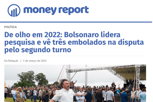 Money Report divulga pesquisa realizado pela Paraná Pesquisas