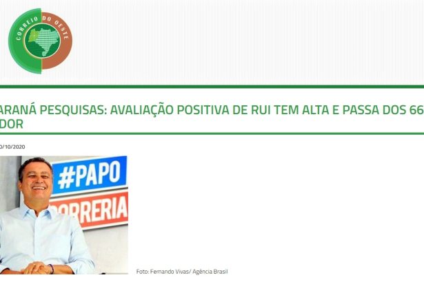 Correio do Oeste divulga pesquisa realizado pela Paraná Pesquisas
