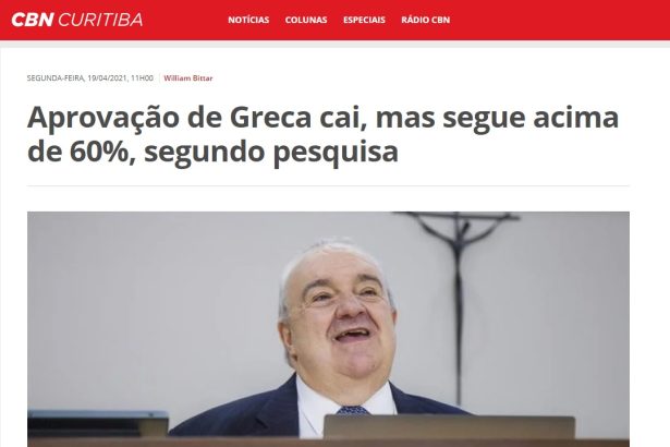 CBN Curitiba divulga pesquisa realizado pela Paraná Pesquisas
