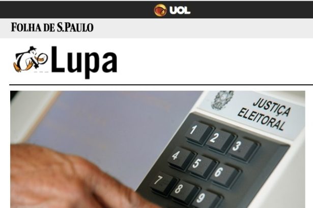 Portal Lupa - Folha de S.Paulo divulga esclarecimentos sobre a notícia falsa que envolve o nome do Instituto Paraná Pesquisas