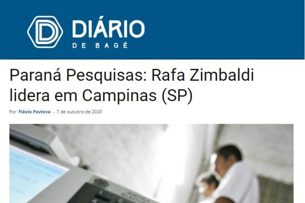 Diário de Bagé divulga pesquisa realizado pela Paraná Pesquisas