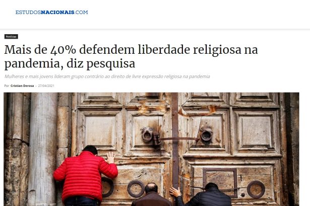 Estudos Nacionais.com divulga pesquisa realizado pela Paraná Pesquisas