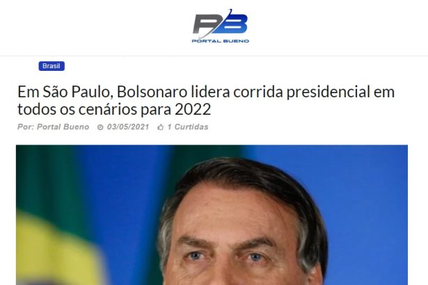 Portal Bueno divulga pesquisa realizado pela Paraná Pesquisas