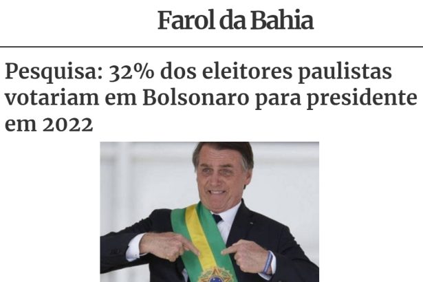 Farol da Bahia divulga pesquisa realizado pela Paraná Pesquisas