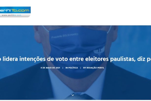 Perfil To.com divulga pesquisa realizado pela Paraná Pesquisas