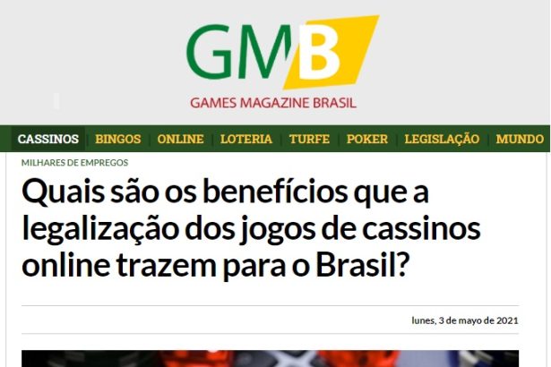 Games Magazine Brasil cita pesquisa realizado pela Paraná Pesquisas
