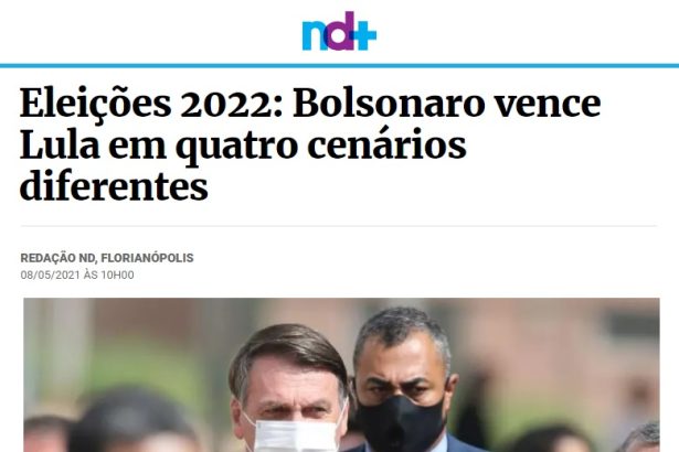 ND Mais divulga pesquisa realizado pela Paraná Pesquisas