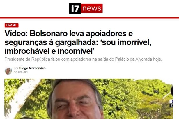 i7 News cita pesquisa realizado pela Paraná Pesquisas