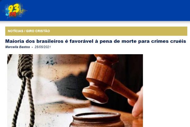 Rádio 93 FM divulga pesquisa realizado pela Paraná Pesquisas
