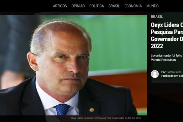 Contra Fatos divulga pesquisa realizado pela Paraná Pesquisas