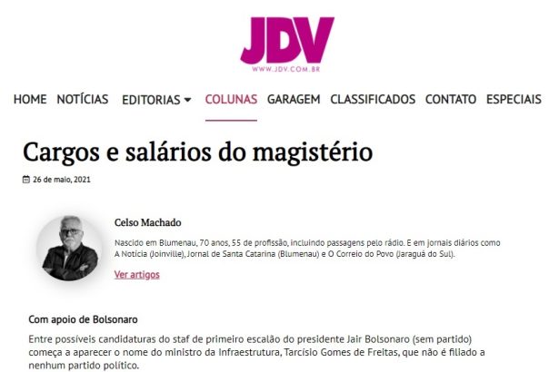 Portal JDV cita pesquisa realizado pela Paraná Pesquisas
