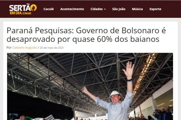 Sertão em Dia divulga pesquisa realizado pela Paraná Pesquisas