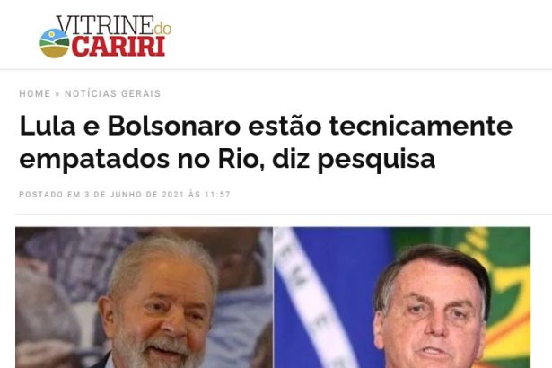 Vitrine do Cariri divulga pesquisa realizado pela Paraná Pesquisas