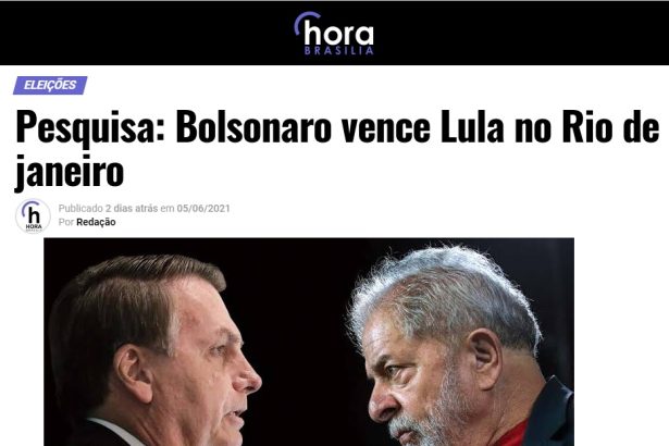 Hora Brasília divulga pesquisa realizado pela Paraná Pesquisas