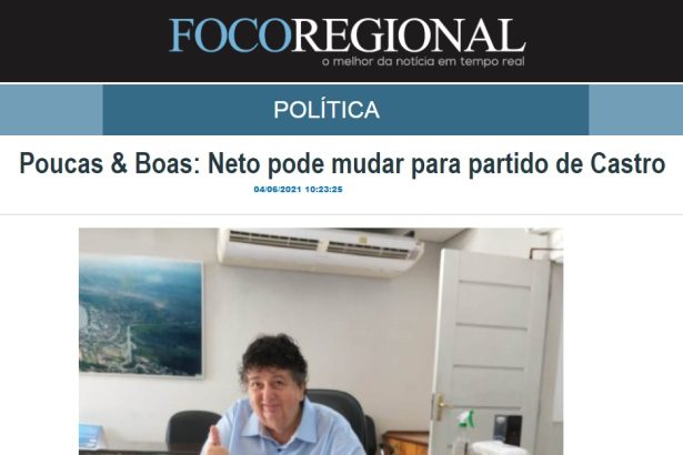 Foco Regional cita pesquisa realizado pela Paraná Pesquisas
