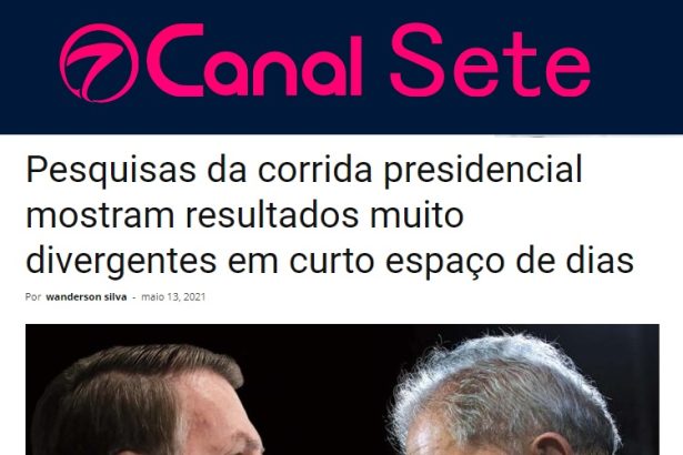 Canal 7 TV divulga pesquisa realizado pela Paraná Pesquisas