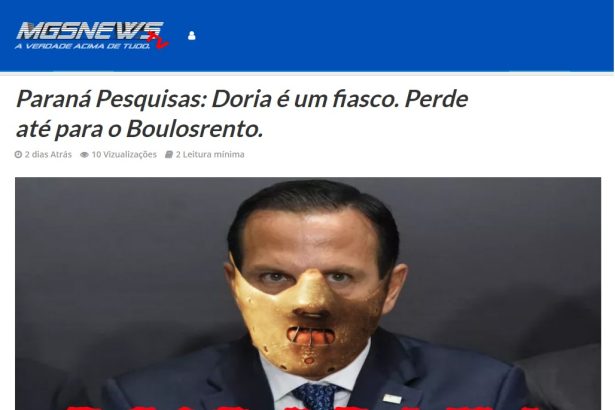 MGS News TV divulga pesquisa realizado pela Paraná Pesquisas