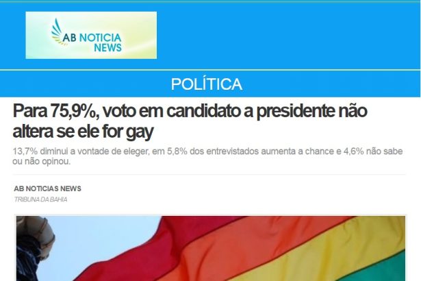 AB Notícia News divulga pesquisa realizado pela Paraná Pesquisas