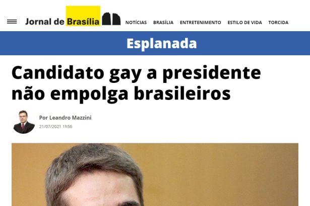 Jornal de Brasília divulga pesquisa realizado pela Paraná Pesquisas
