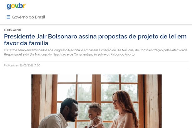 Governo do Brasil - gov.br cita pesquisa realizado pela Paraná Pesquisas