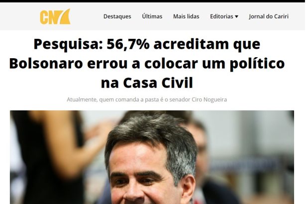 Ceará News - CN7 divulga pesquisa realizado pela Paraná Pesquisas