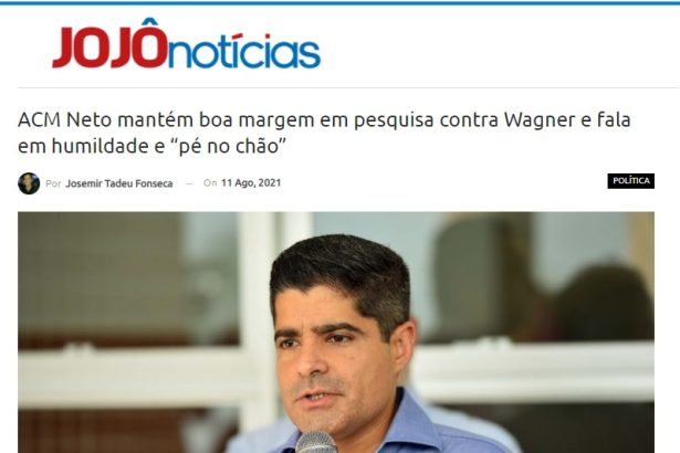 Jojô Notícias divulga pesquisa realizado pela Paraná Pesquisas