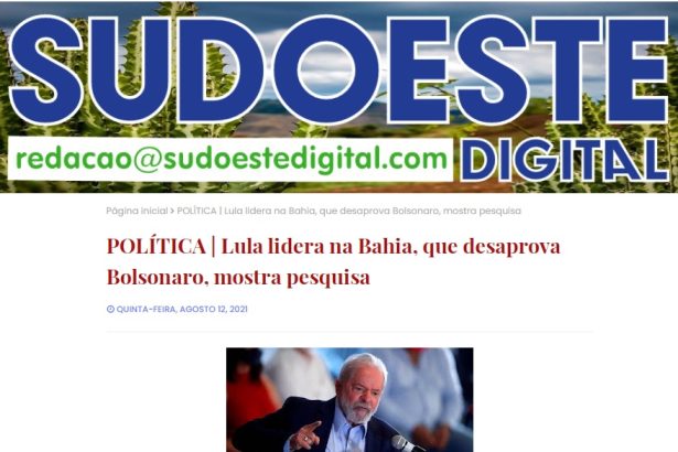 Sudoeste Digital divulga pesquisa realizado pela Paraná Pesquisas