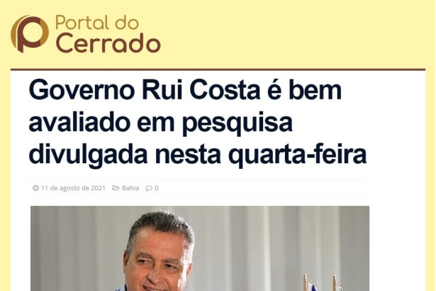 Portal do Cerrado divulga pesquisa realizado pela Paraná Pesquisas