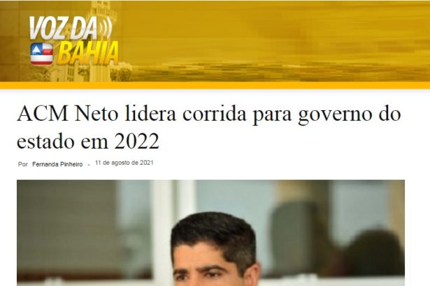 Voz da Bahia divulga pesquisa realizado pela Paraná Pesquisas