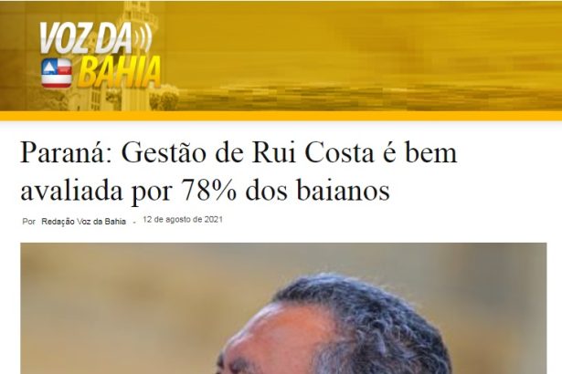 Voz da Bahia divulga pesquisa realizado pela Paraná Pesquisas
