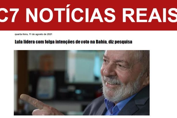 C7 Notícias Reais divulga pesquisa realizado pela Paraná Pesquisas