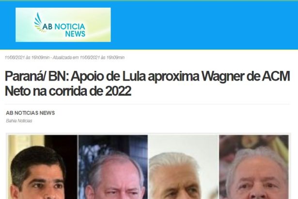 AB Noticia News divulga pesquisa realizado pela Paraná Pesquisas