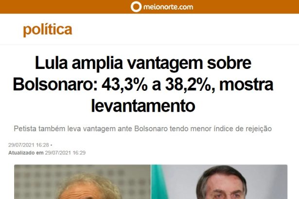 Meio Norte divulga pesquisa realizado pela Paraná Pesquisas