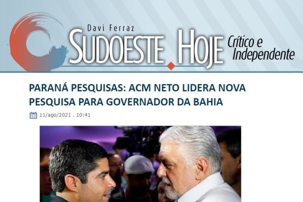 Sudoeste Hoje divulga pesquisa realizado pela Paraná Pesquisas
