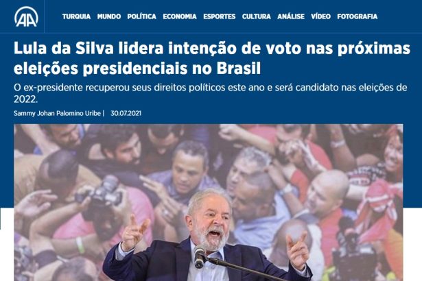 Portal A A - Agência Anadolu divulga pesquisa realizado pela Paraná Pesquisas